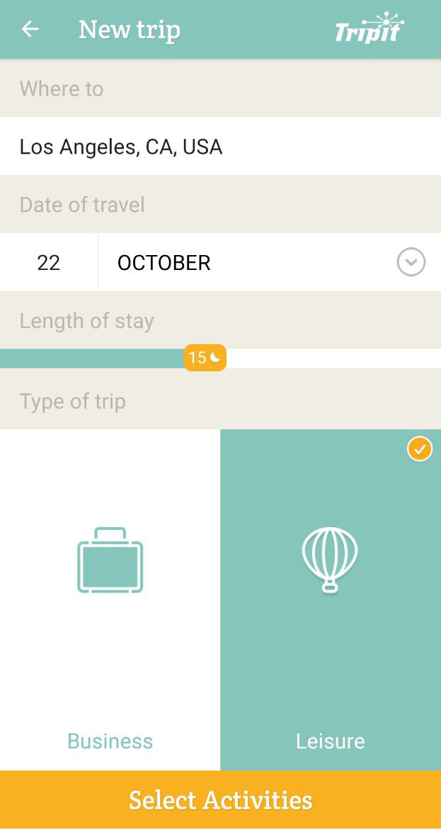 trip packing checklist app